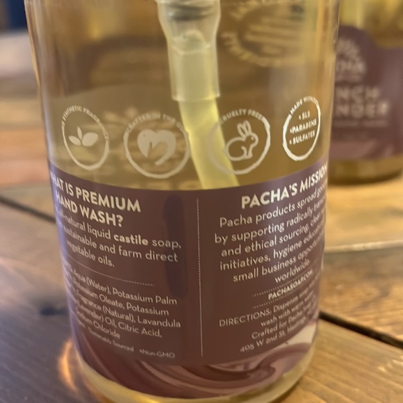 PAcHA French Lavender premium hand wash. 5 12oz left, open to offers on all - Picture 4 of 4